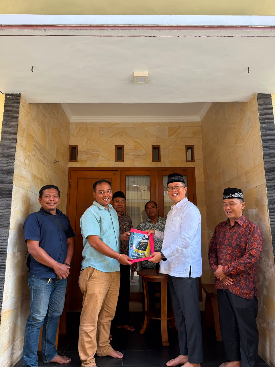 Jalin Sinergitas, Intel Kodim1616/Gianyar dan Kodam IX/Udayana Silaturahim ke Pengurus LDII Gianyar